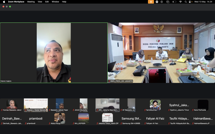 Rapat Daring, 13 Mei
