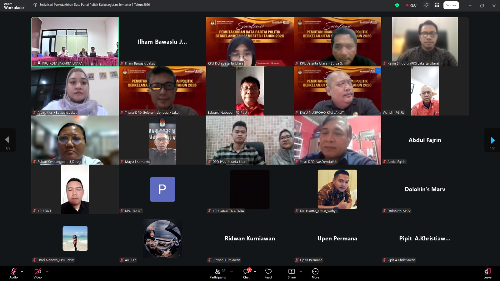 Rapat Daring, 10 Juni