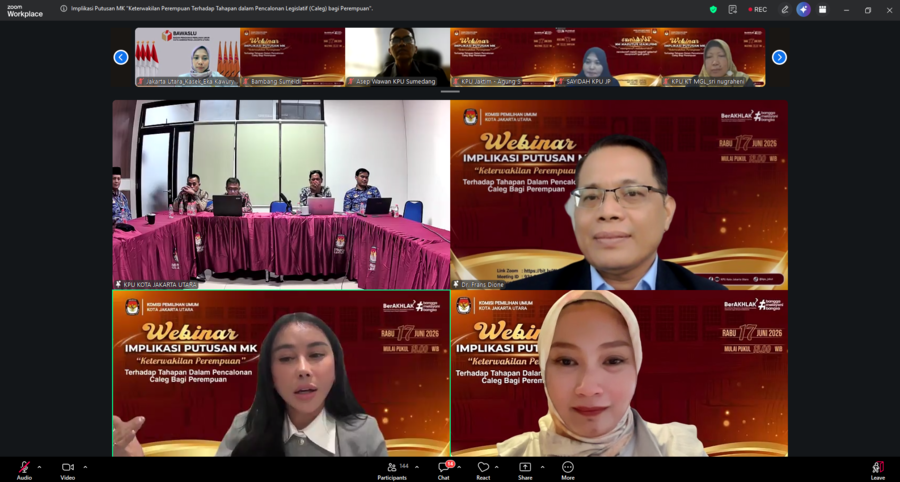 Webinar KPU, 17 Juni