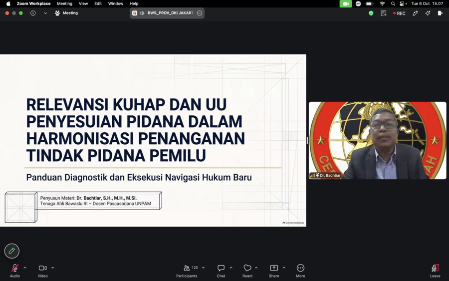 Penguatan Kapasitas Hukum, 6 Oktober